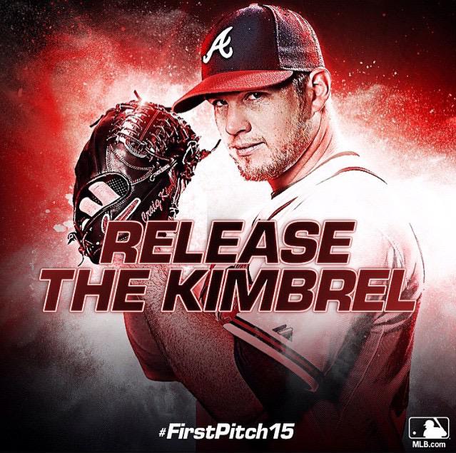 RAFortgang's tweet photo. The Braves may have taken this to an extreme.. #FirstPitch15 http://t.co/tUnu0shVSM