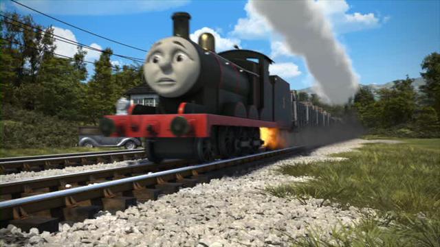 thomas the train black james