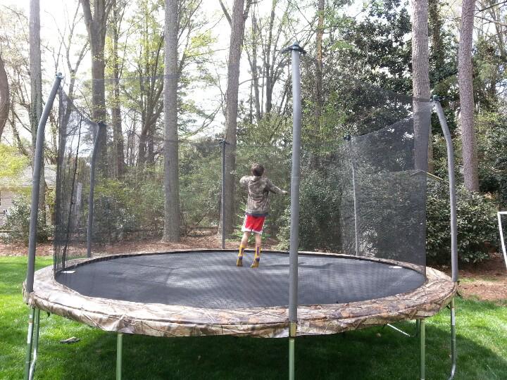 installsmiles's tweet photo. A camo trampoline.  Sweet! http://t.co/Pu1HVg2GDS