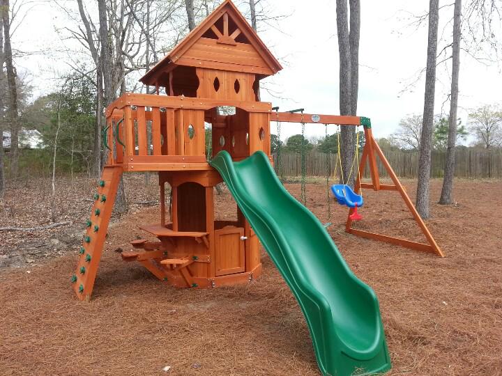 installsmiles's tweet photo. Woodland swingset.  Becoming quite popular! http://t.co/HpJVc5HLfj