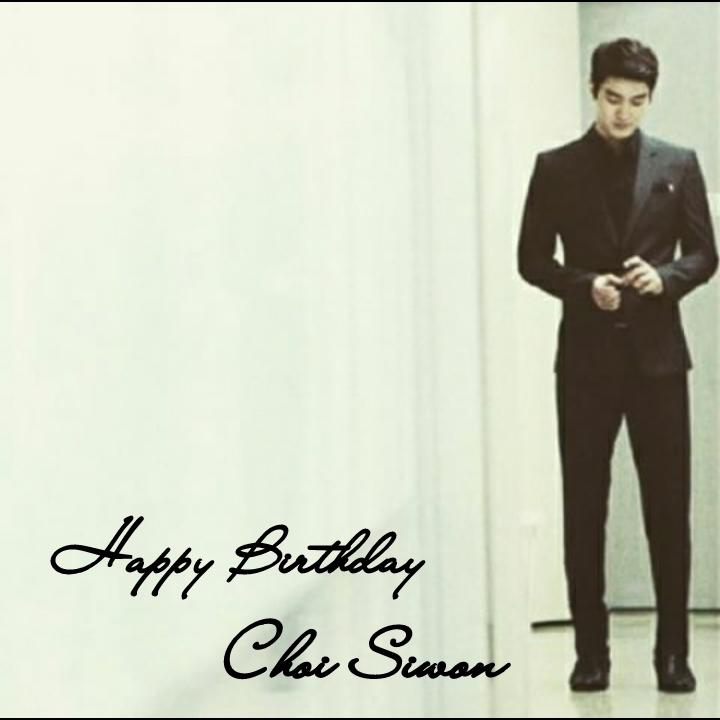 Happy birthday to my first, still and always be biased !! have a blast. saranghaeyo choi siwon     