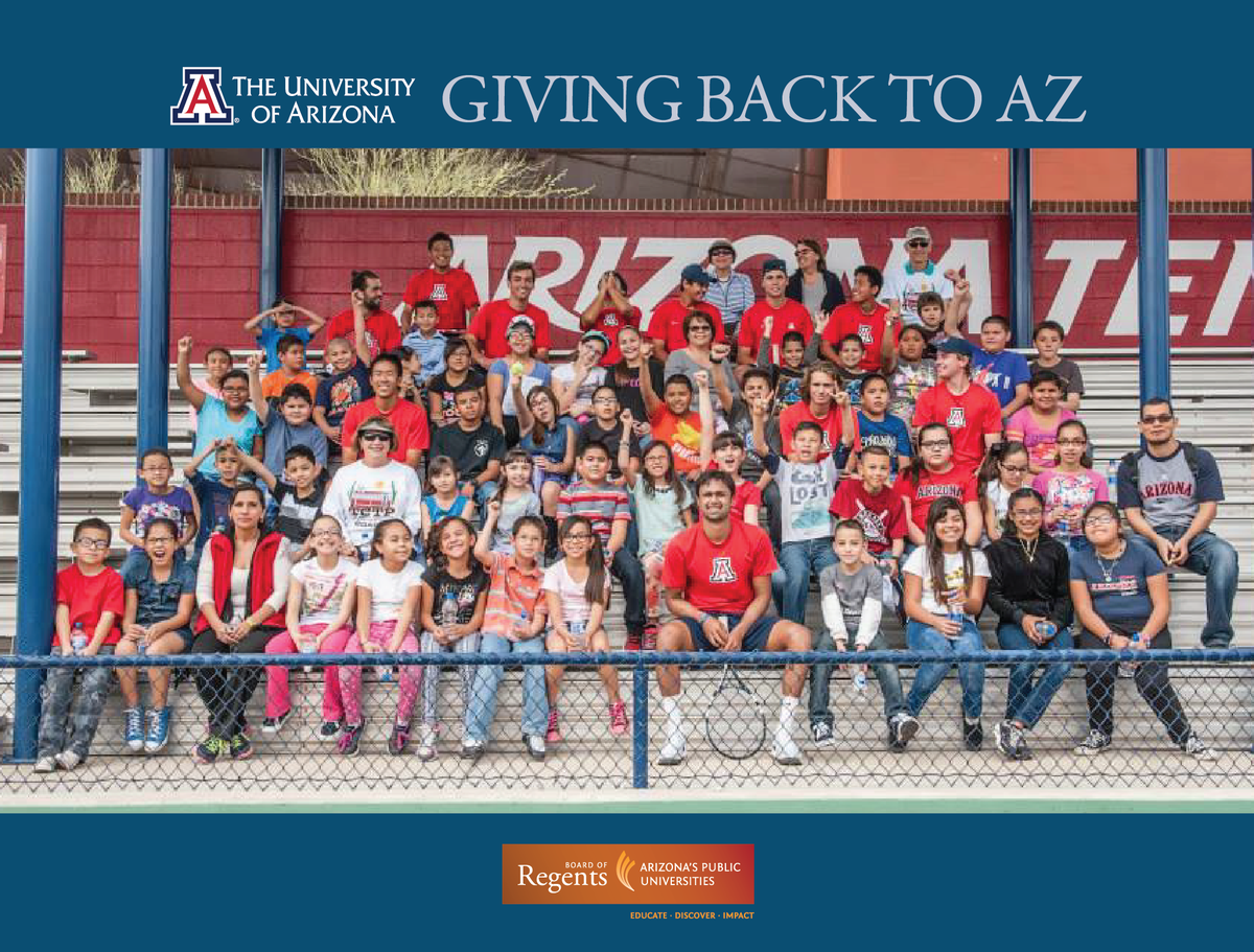 AZRegents's tweet photo. .@ArizonaMTennis is #GivingBackToAZ every year through the Tucson Community Tennis Program. http://t.co/MWXZ0TxNZ2 http://t.co/nPWEz69bGz