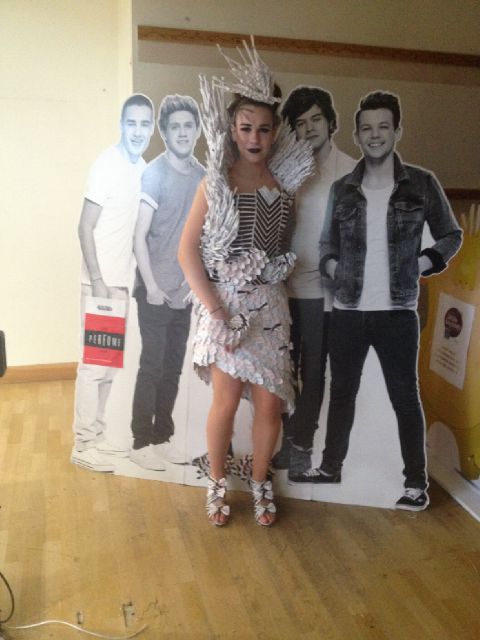 maryteresad's tweet photo. The latest member of One Direction.. Apparently the most stylish yet! #tickettotherunway @junkkouture @BOIstudents http://t.co/IneE4GrsYi