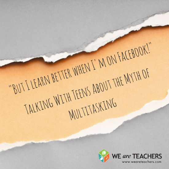 MissYoungGMS's tweet photo. “@WeAreTeachers: Proving the Myth of Multitasking With a Simple Experiment http://t.co/cfgjIdUzku  #edchat #ptchat http://t.co/uNjVxRHW3K”