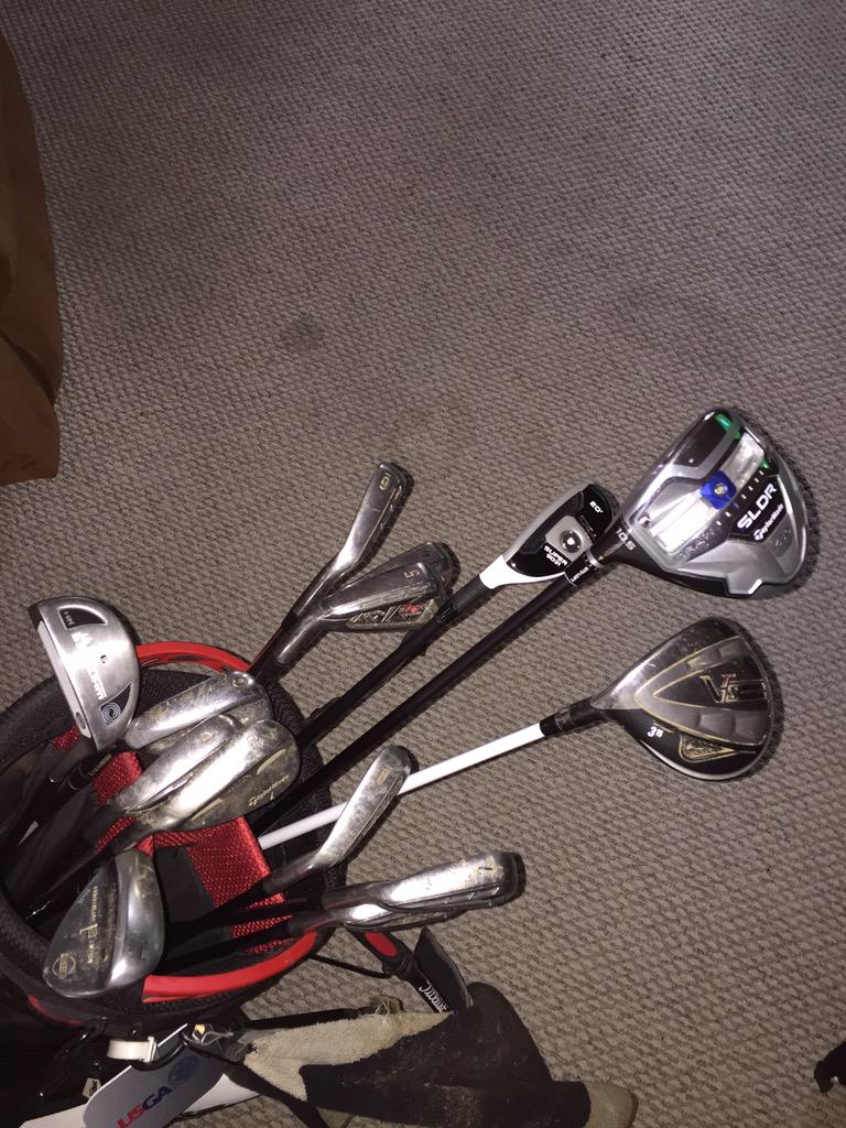 Bibold07's tweet photo. Updated witb new irons coming soon #taylormade #callaway #Nike #adamsgolf #odyssey @4golfonline @CoachLockey http://t.co/jU63jMamDH