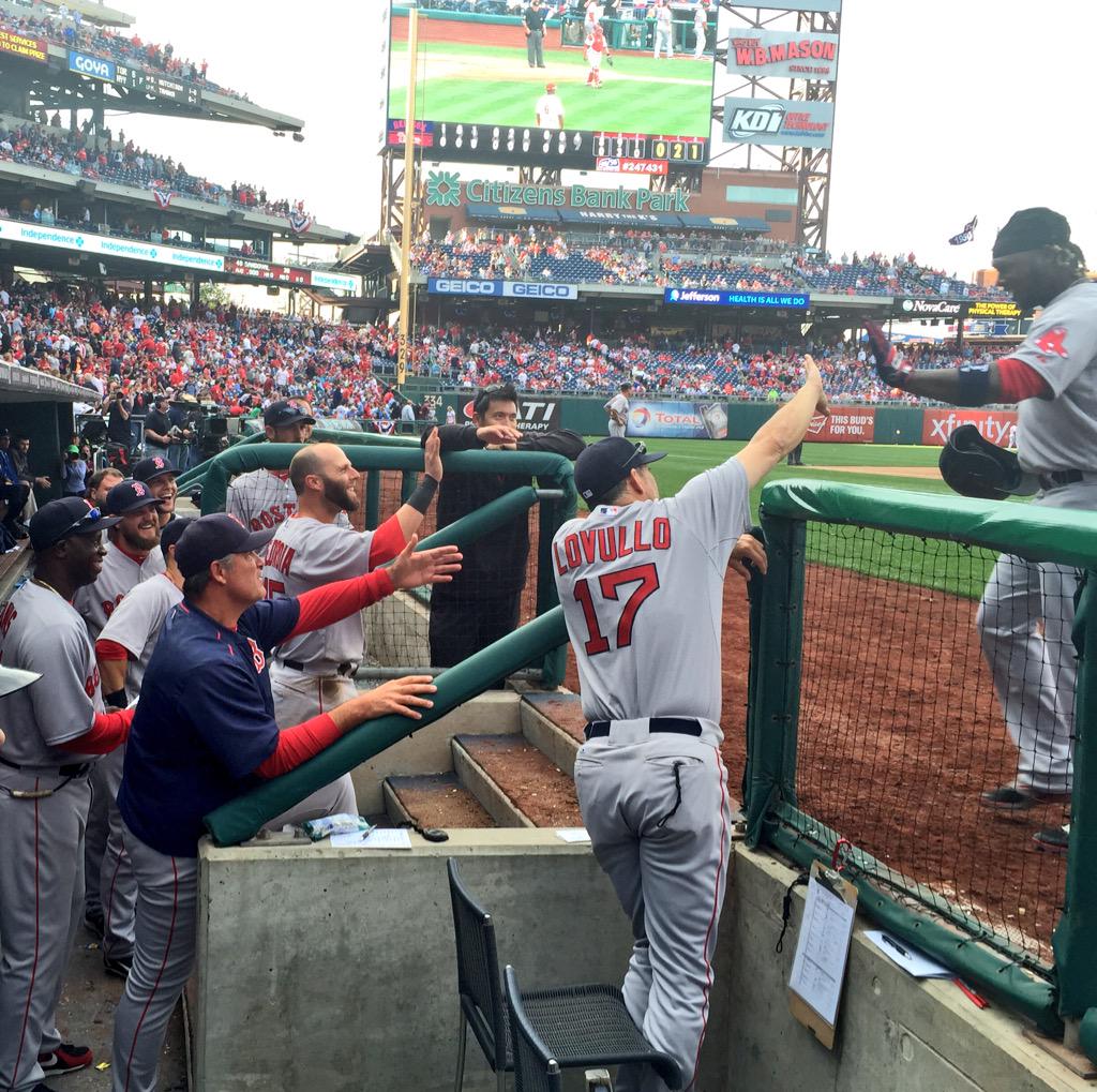 RedSox's tweet image. #GRANDSLAM @HanleyRamirez. This offense is gonna be fun to watch. 8-0 #RedSox