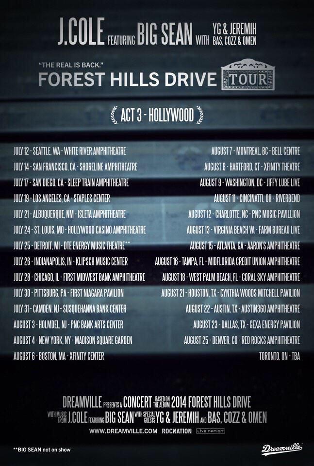 TRILLHollywood's tweet photo. Of all the shows on the FHD tour, Big Sean won't be at the Detroit show. Smh http://t.co/LFgihOjRnb