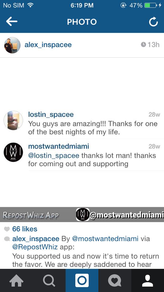 Yepezz14's tweet photo. If anyone knows about any venues please contact them @MostWantedMiami βΌοΈ #RestInPeaceFrank πͺπ http://t.co/XtEnslEcDx
