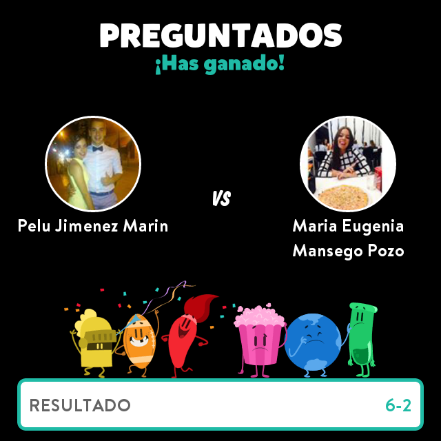 Peluuu10's tweet photo. ¡Gané una partida contra Maria Eugenia Mansego Pozo en Preguntados! - http://t.co/bJdJZyAwVH tomaaaa espavilaaa jjjjj http://t.co/VmzbkPBVy3