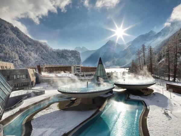 Aqua Dome, #Austria on a clear winter day.