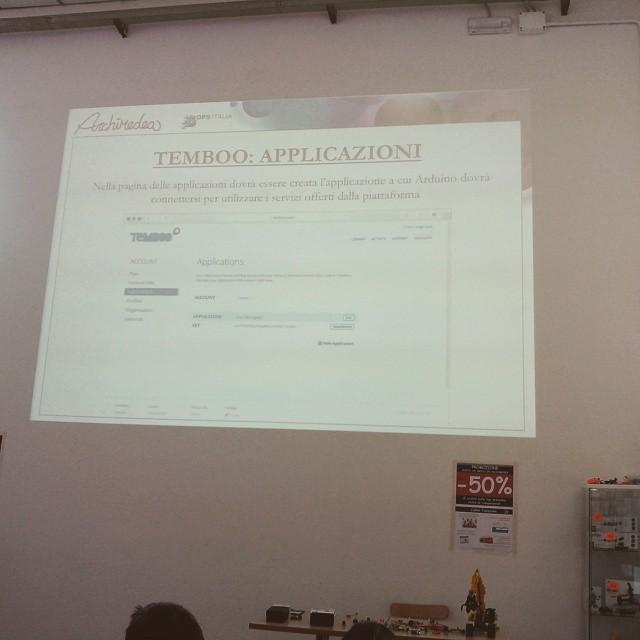 Otherbots's tweet image. Sharing #Arduinoyun integrarion w/ #temboo #arduinod15 @ #archimedea #iot #makers #hackers #digital #fablab #scho…
