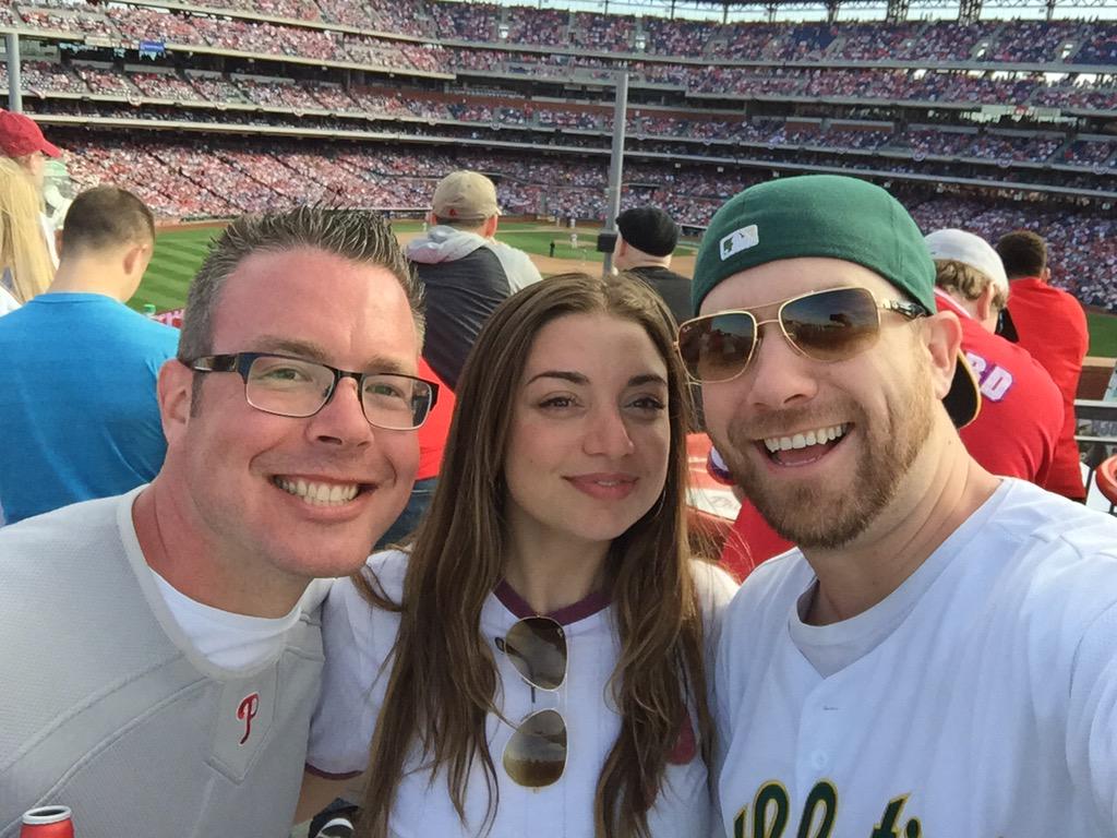 DaRock12283's tweet photo. Happy opening day! Hoping @PhillyOutLoud has parking lot picks since I failed to attain any lmao #StillManaged$20Tix http://t.co/gTwy191oQM