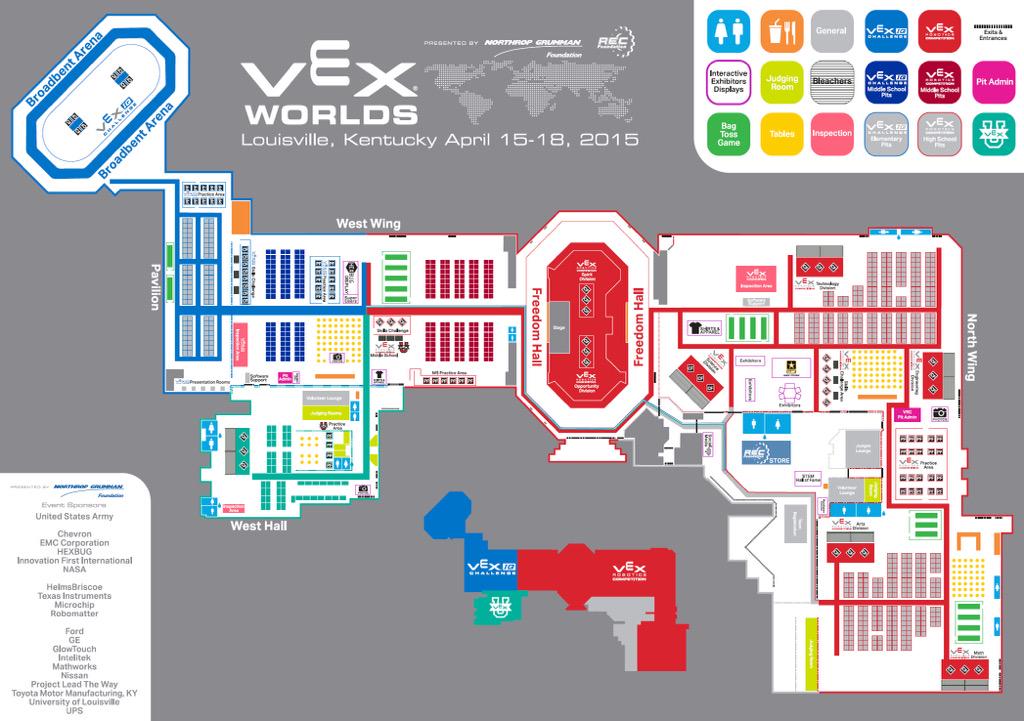 VEXRobotics's tweet photo. The official VEX Worlds Map is now available... Check it out! http://t.co/da4VWAExep #VEXworlds #VEXRobotics #VEXIQ http://t.co/Ztw9xZ779r