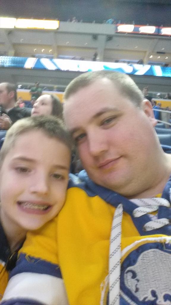 Banginyo123's tweet photo. Section 106 Row 10 Seats 19 and 20 @BuffaloSabres #tweetyourseat http://t.co/HfOH74qGM3