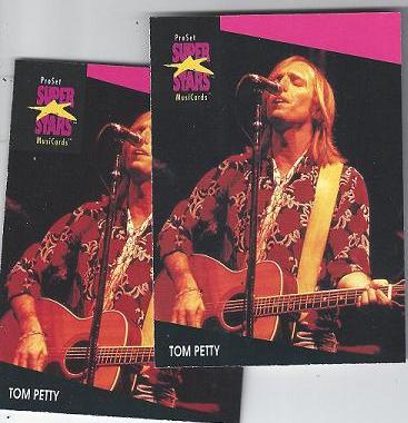 FavMusCards's tweet image. Here are some 1991 Proset musicards Tom Petty cards.  I heard him on the radio the other day.  In the Rock &amp;amp; Roll HOF