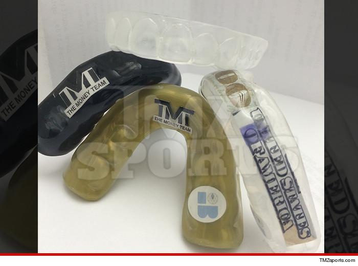 Floyd Mayweather’s mouthguard cost $25K and has real $100 bills inside ble.ac/1C85MjF