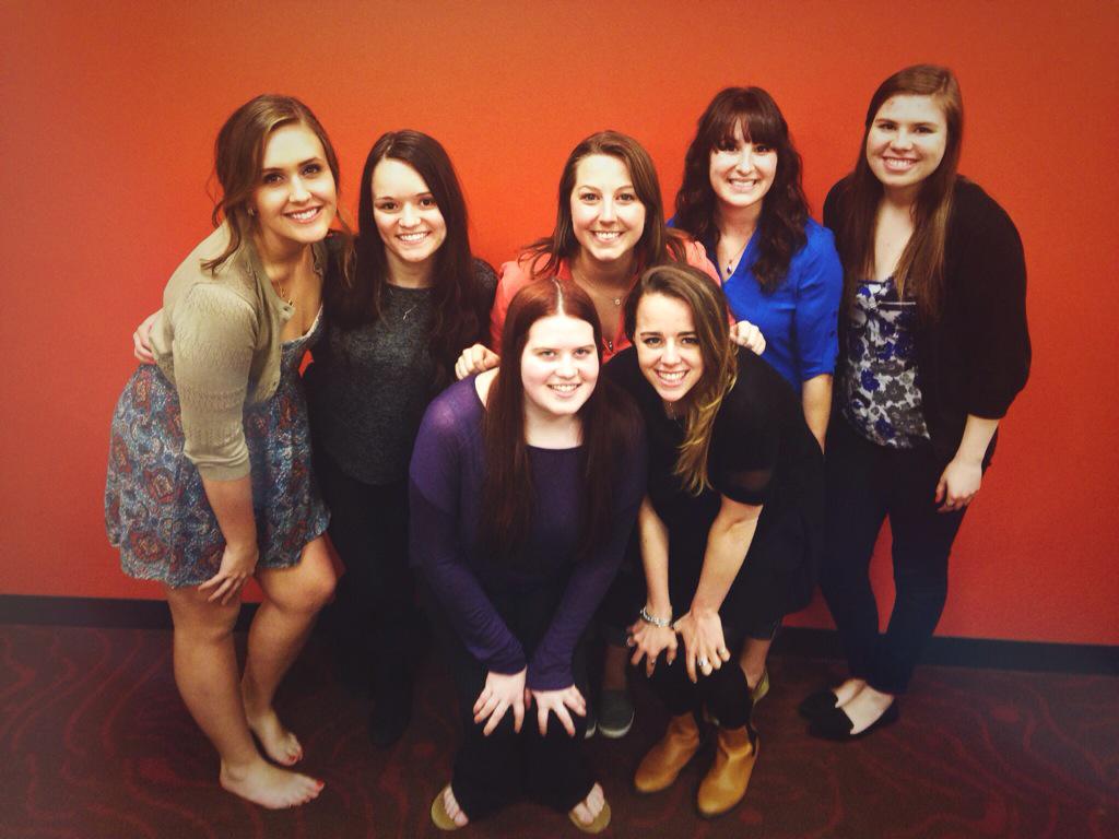 HCOhioState's tweet photo. This great group of girl bosses just became HCOSU '15-'16 executive board!! Let's see what you got! #PINKLEVEL πππ http://t.co/KRSjPw2xXa