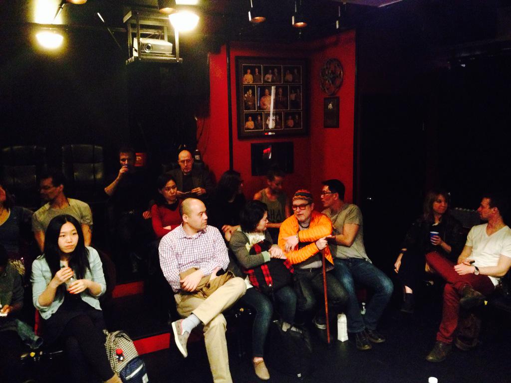 EPotemps's tweet photo. House is filling up! #BovaActorsWorkshop http://t.co/JibqNOR9wz
