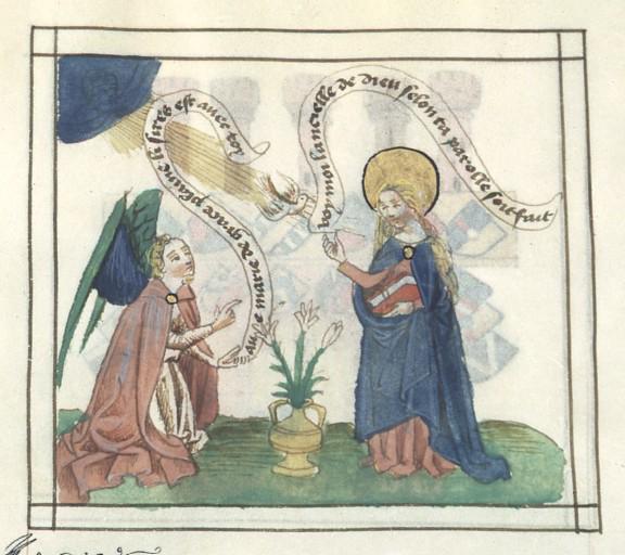 Momokanazawa Na Twitteru Packraty 中世ヨーロッパの絵画 ではしばしばリボンみたいに吹き出しを書きます 地の部分に書いたりもします