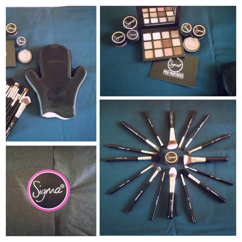 MUartusato's tweet photo. @SigmaBeauty thank you for the LOVE 💕 these are great! Can't wait to start the day tomorrow and put these to use! http://t.co/NhgspWwMtT