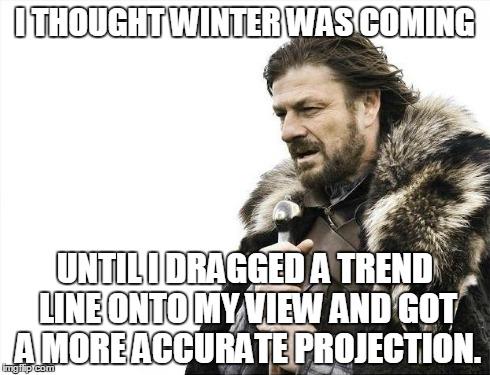 Tonight: @Tableau 9 is here. And #WinterisComing.  #9memes tabsoft.co/1HKqPwg