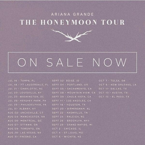 ArianaButeraFa2's tweet photo. @ArianaGrande #awesome #the #honeymoon #tourariana #onesalenow #ArianaGrande  @ArianaGrande @ArianaGrande http://t.co/yl4wFjeeGi
