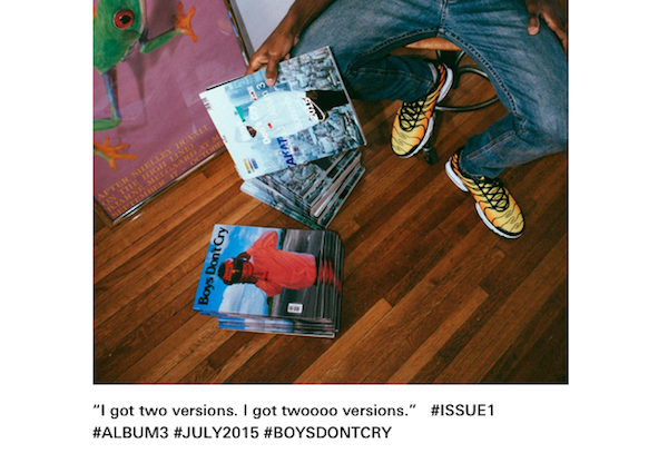 ComplexMusic's tweet photo. A Frank Ocean rep confirms a new album and magazine for July, but neither have a title yet. http://t.co/QOoMCiYD4v http://t.co/4ZbWb11VSG