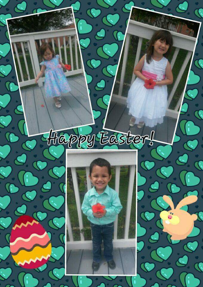 KrJake's tweet photo. My lovely little ones on Easter http://t.co/JZ27smLC1w