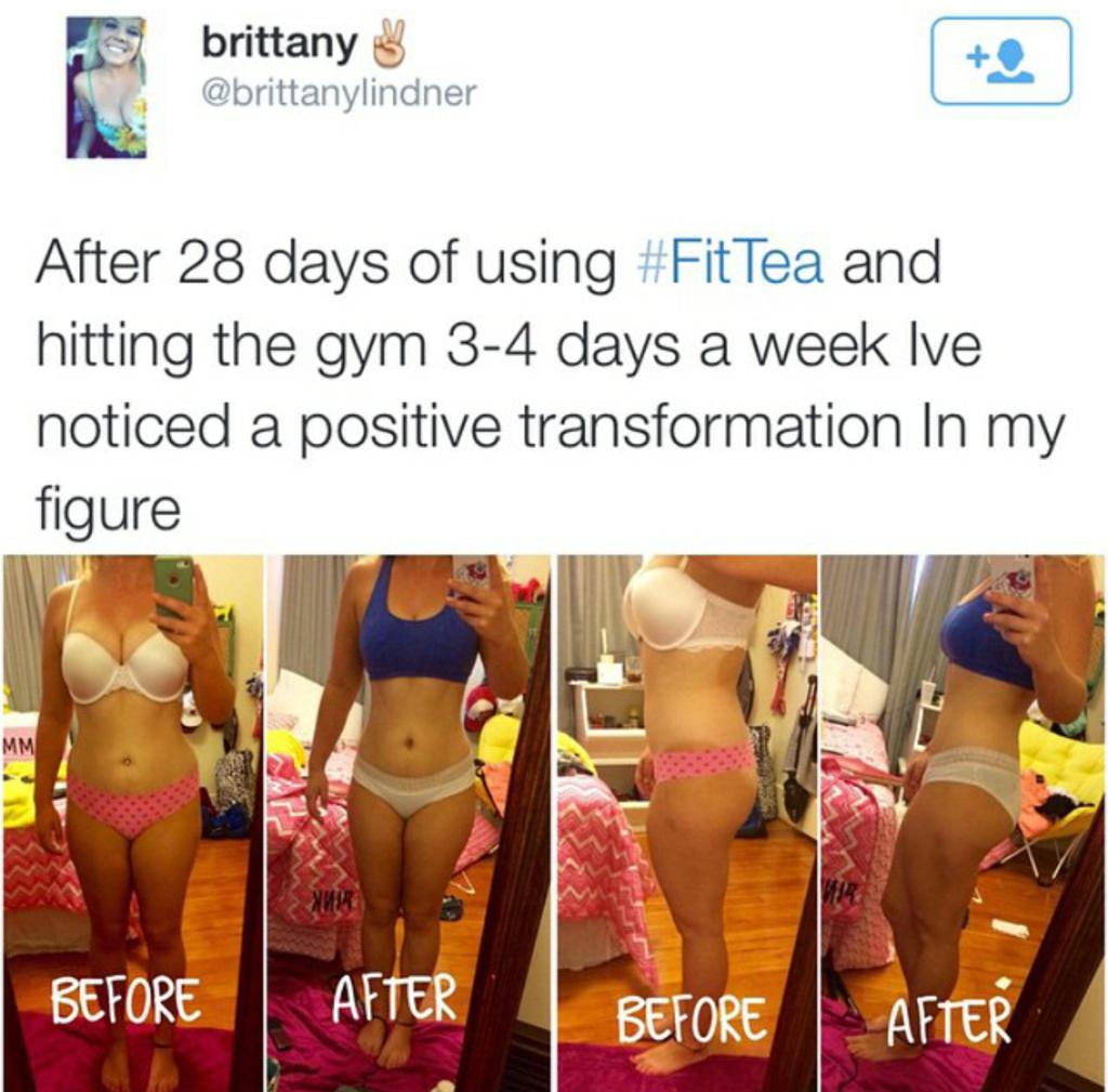 Before And After Fit Tea