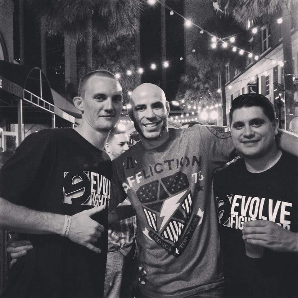 EvolveFightShop's tweet photo. Grab an Evolve Fight Shop T for $9.95 for a limited time! http://t.co/EViJEADWct
Seen when we met @bensaundersMMA! http://t.co/GMMpkmUqEn