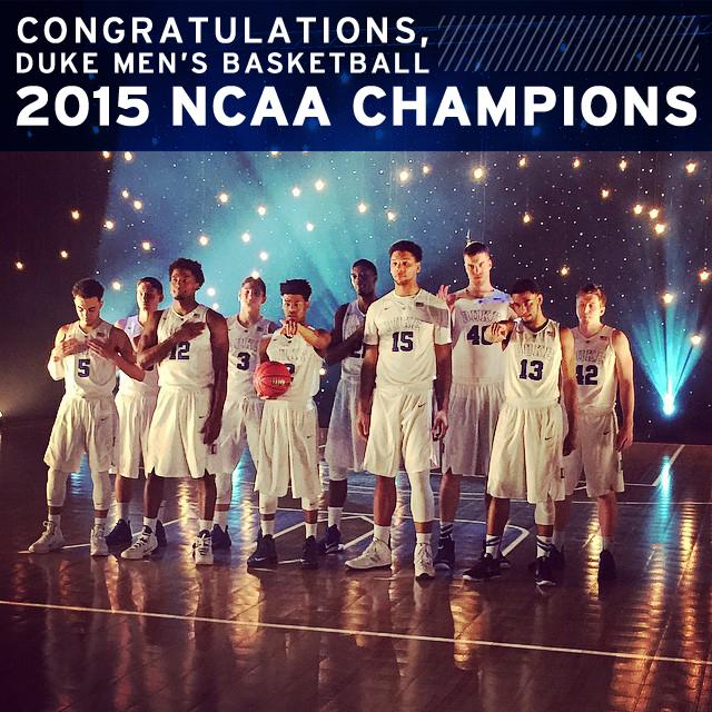 Duke wins the National Championship!