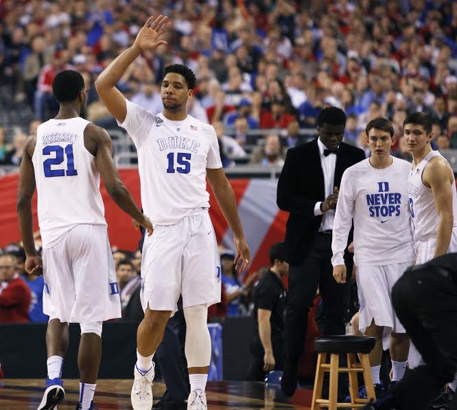 5 GOLDEN RINGS: Duke knocks off Wisconsin 68-63 for national title No. 5, its 2nd in 5 years:
chron.it/1NPFFU3