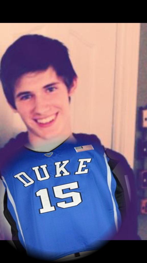 Murdoholic's tweet photo. He's been a duke fan for as long as anyone can remember #BlueDevilNation http://t.co/HhHuVAIWEK