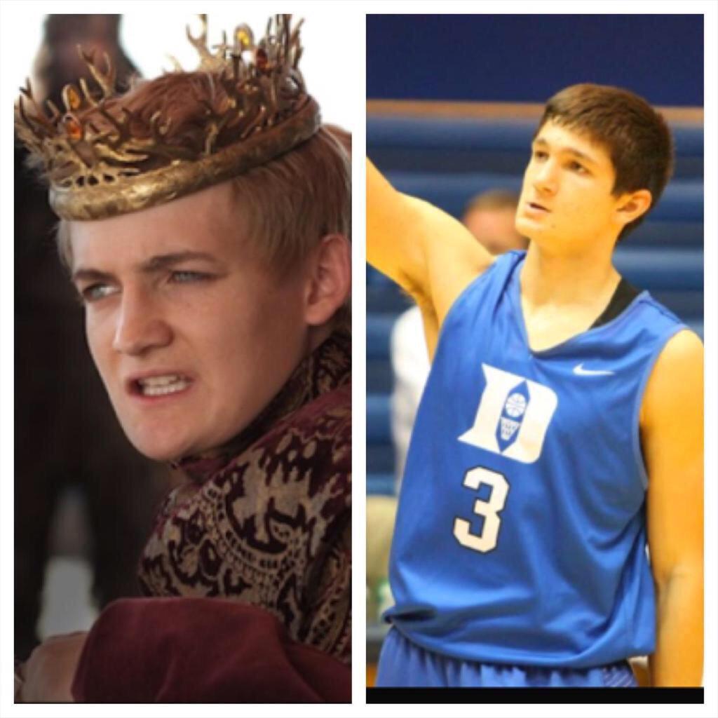FrontOfficeNFL's tweet photo. Duke winning feels like the Lanister's winning #GoT #WISCvsDUKE http://t.co/C9VygRUHfS