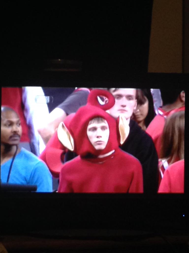 furuta_fruit's tweet photo. The red sad teletubby #poorwisconsin http://t.co/NPtOFoLlM2