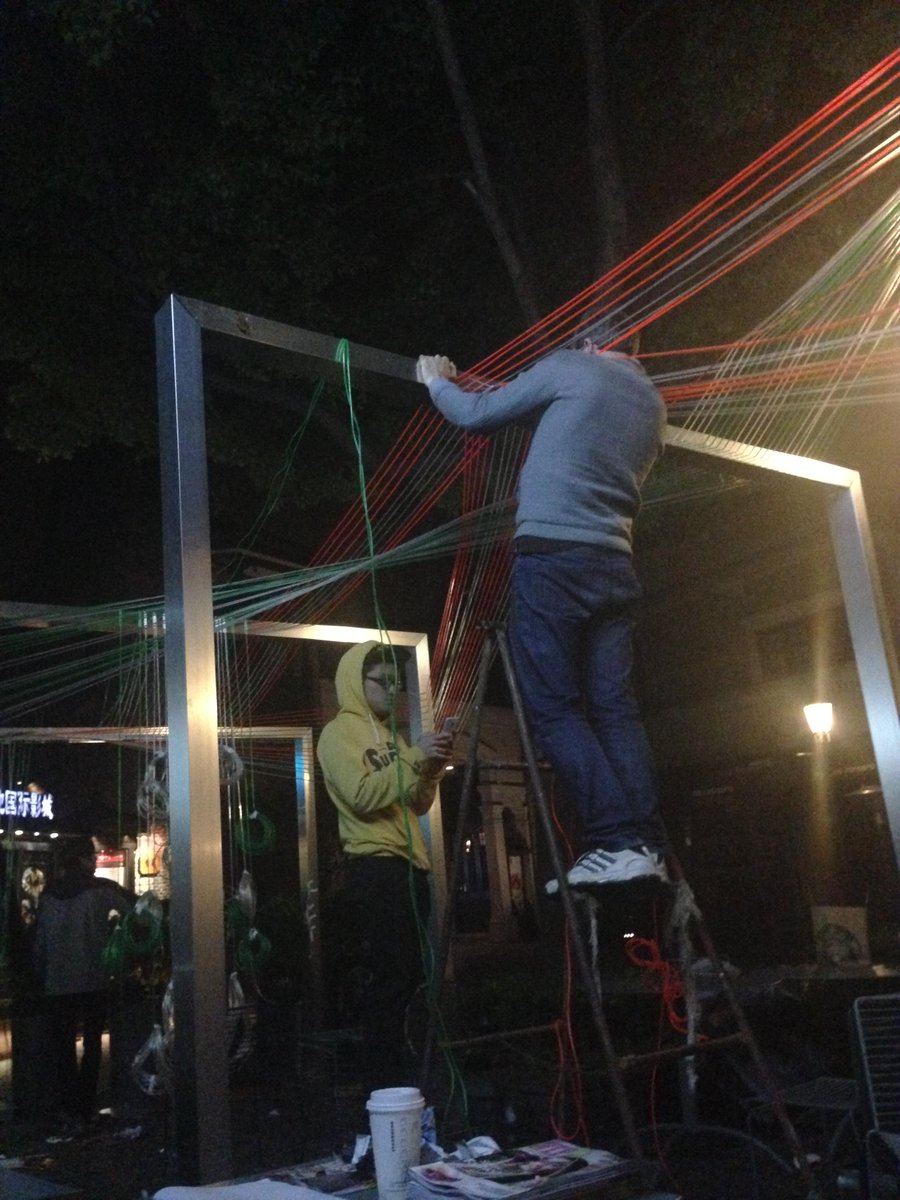 _CRankine's tweet photo. Work in progress on the @ArupAssociates installation for @ShXintiandi #2015RIBAwindowsproject @RIBA @PizzaExpress http://t.co/Ym6st1fpMu
