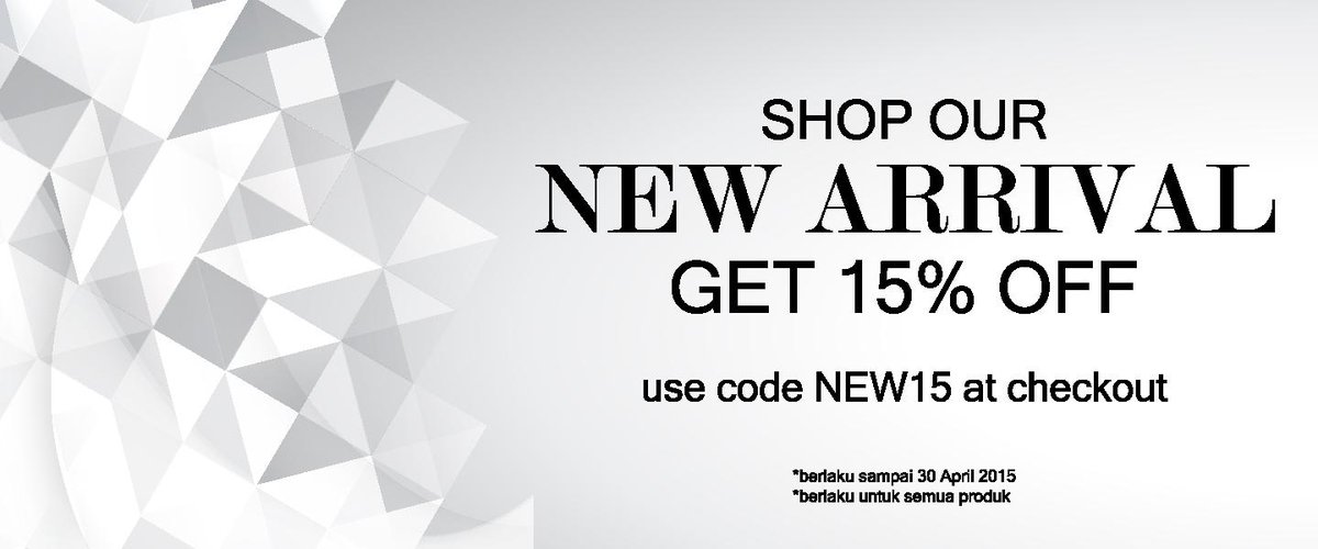 Promo bulan April ini di ayoubeauty.com :) 15% off untuk semua produk, termasuk produk new arrival.