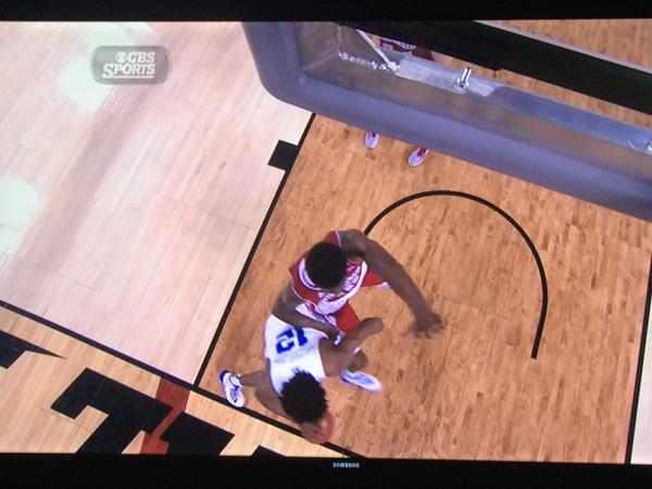 dmanwalsh's tweet photo. When 5 of your last 7 points were scored immediately after going out of bounds...and you win by 5 points...#FUCKDUKE http://t.co/TtRW7HF67Q