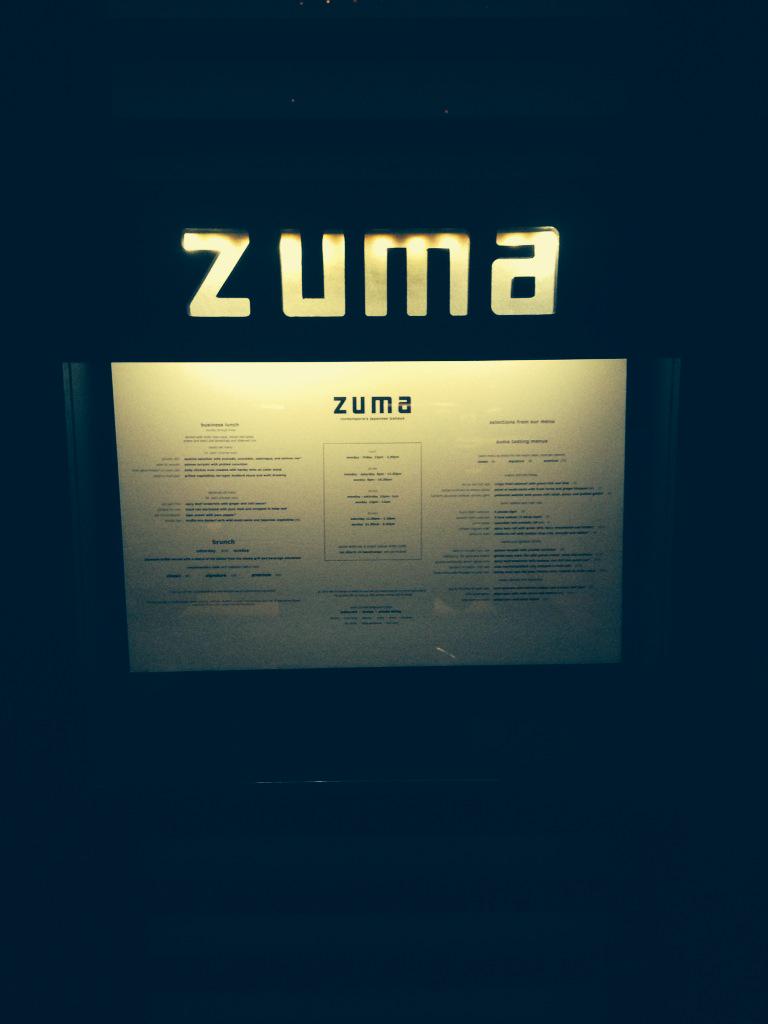 Wow! At ZUMA in Miami!! I remember this place... Just in a different city lol