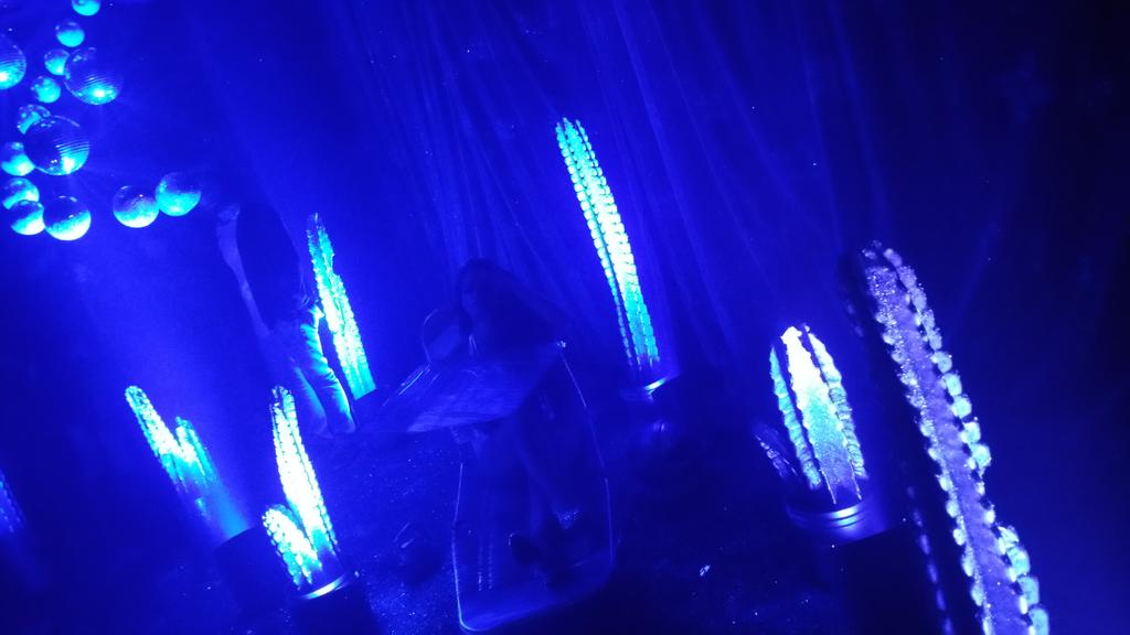 BAHjournalist's tweet photo. I was handed a prescription bottle of meds (@bornsmusic branded M&M's) as I entered this trippy concert. #LucidCandy http://t.co/y0iqTiOmal