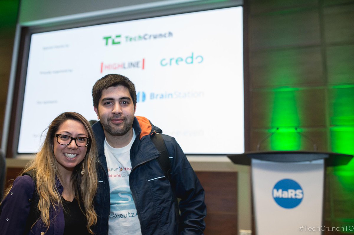 Tarsipix's tweet photo. @jessicagalangg read your @techvibes article http://t.co/7QC3VpbQUc! here's a photo of you from #TechCrunchTO :) http://t.co/yTIkJ4NmxJ