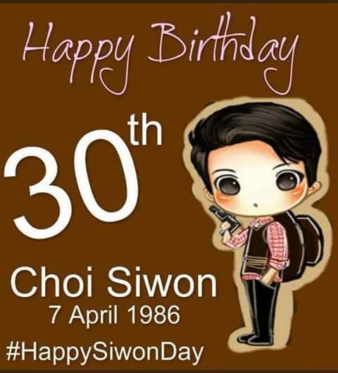 Happy Birthday Choi Siwon <3      
