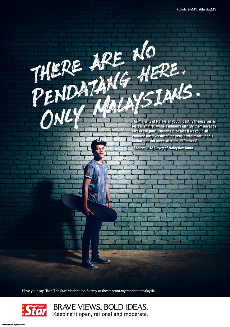 staronline's tweet photo. There are no pendatangs here.Only Malaysians. Take the Moderation Survey today. http://t.co/EPdfDkkwmg #moderateMY http://t.co/CaDjq2gTOI