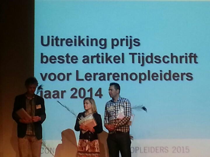 Ronald Keijzer gefeliciteerd met de tweede prijs op het #velon2015  congres