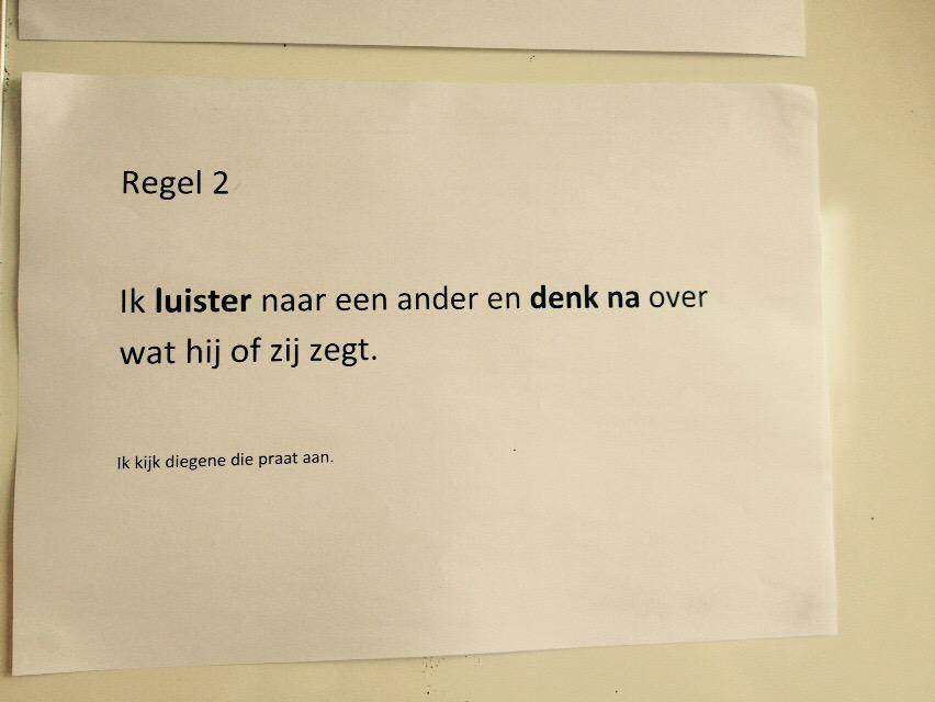 grethekoster's tweet photo. Vandaag regel twee tijdens begr lezen geïntroduceerd. Volgens mij een regel voor het leven. Creëert betrokkenheid. http://t.co/RB620UjLG2
