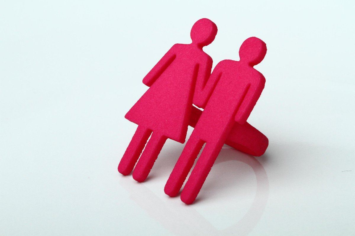 AnythingRing's tweet image. All over the world, just feet apart;Mrs&amp;amp;Mr Toilet Sign. Help them to get together! #3dprinting shpws.me/EIvD