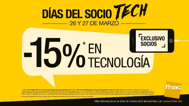 Dondequiera que estés necesitas #tecnología, y  si eres #SocioFnac puedes adquirirla con un 15% de #descuento :D