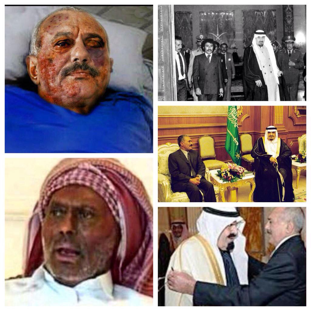 SaudiNews50's tweet photo. #صورة- المغردون يتداولون صورًا كان فيها إكرام #السعودية لعلي عبدالله صالح، والآن #صالح_يتحالف_مع_الحوثي http://t.co/rV17Im7kzA