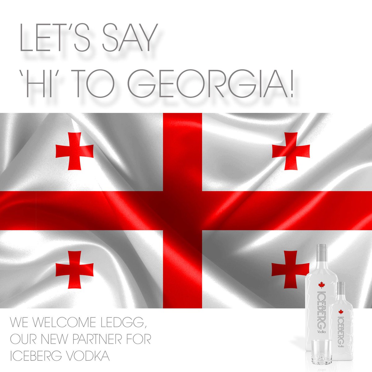 ICEBERGWaterVdk's tweet photo. We welcome Ledgg, our new partner for Iceberg Vodka in #Georgia! 
#icebergvodkaeurope http://t.co/vmEkH9MTzk
