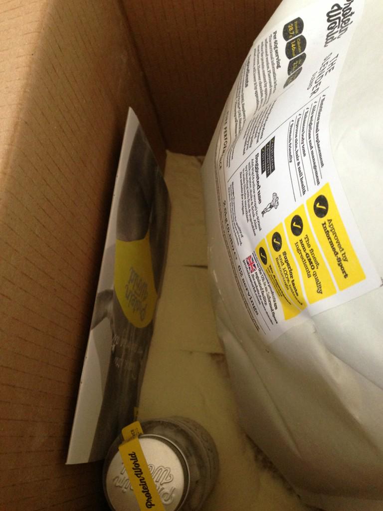 MsBettyDoll's tweet photo. @ProteinWorld thank you,fast shipping on my 1st order,but the bag has opened in transit&amp;the protein is everywhere?! http://t.co/DLNH3qKmkr